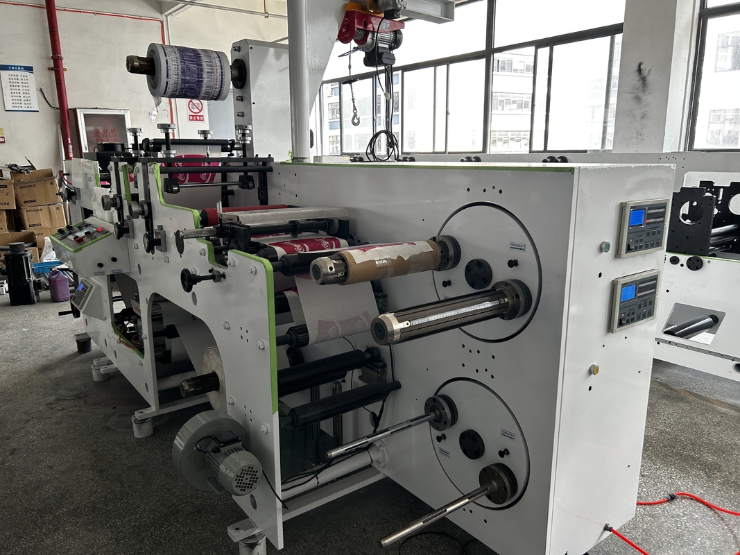 Stampatrice automatica dell'etichetta di Flexo di 2 colori dei semi 320mm 80m/minuto